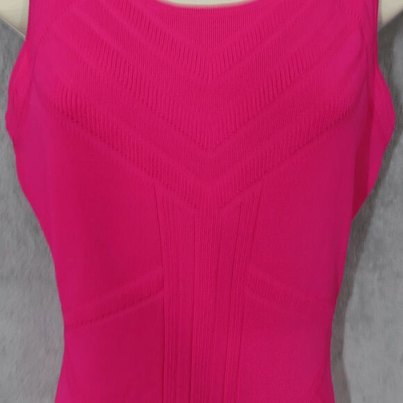 Cache Pink Sheath Sleeveless Sweater Dress Size Small - Picture 2 of 6